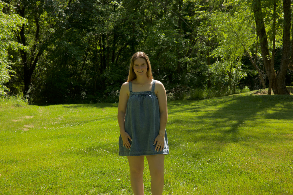 Strap Denim Dress