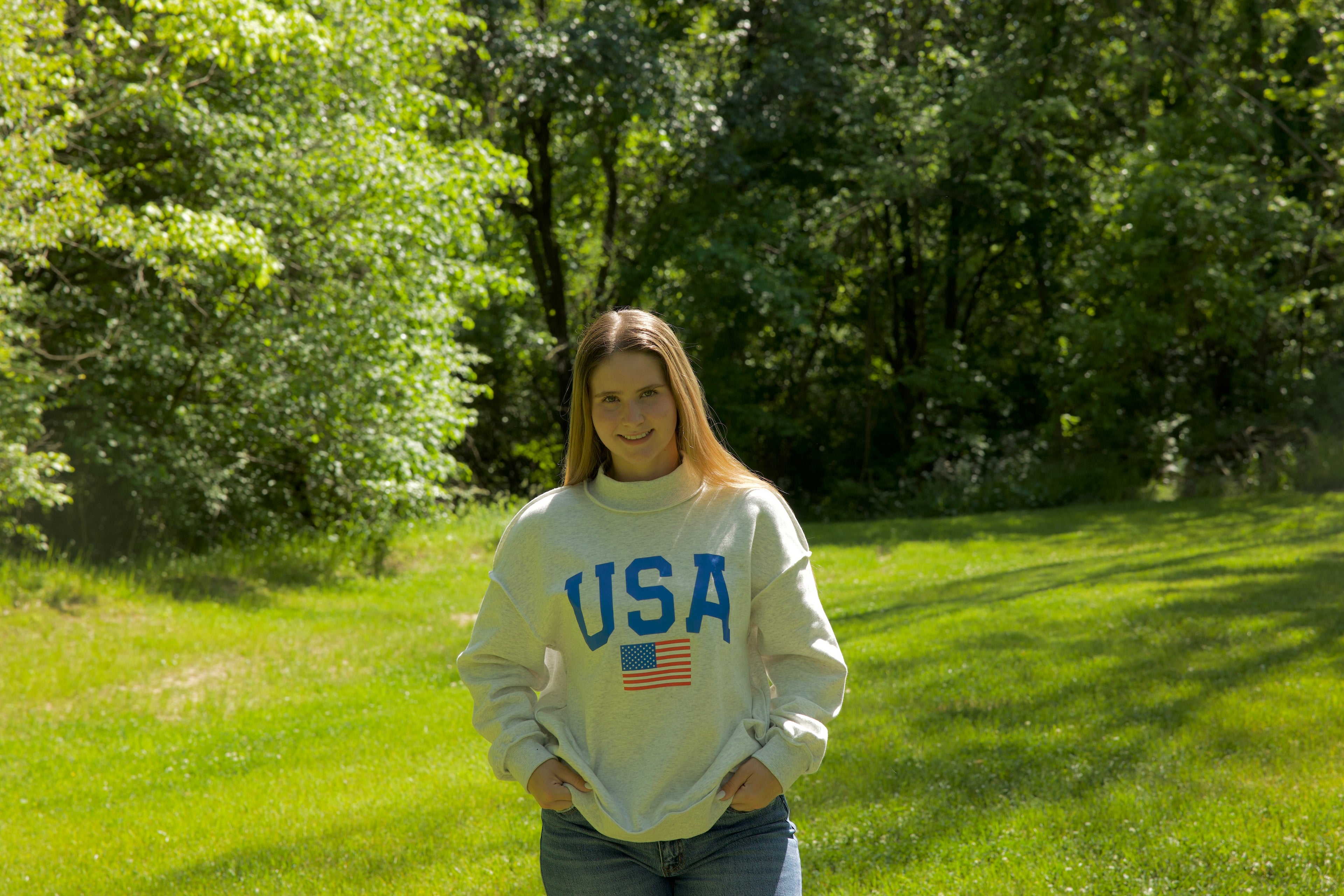 USA Reversible Mock Neck