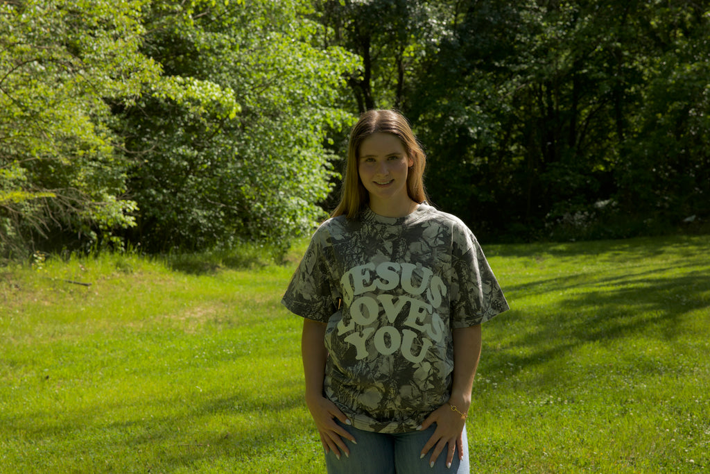 Jesus Loves You Midnight Oak Tee
