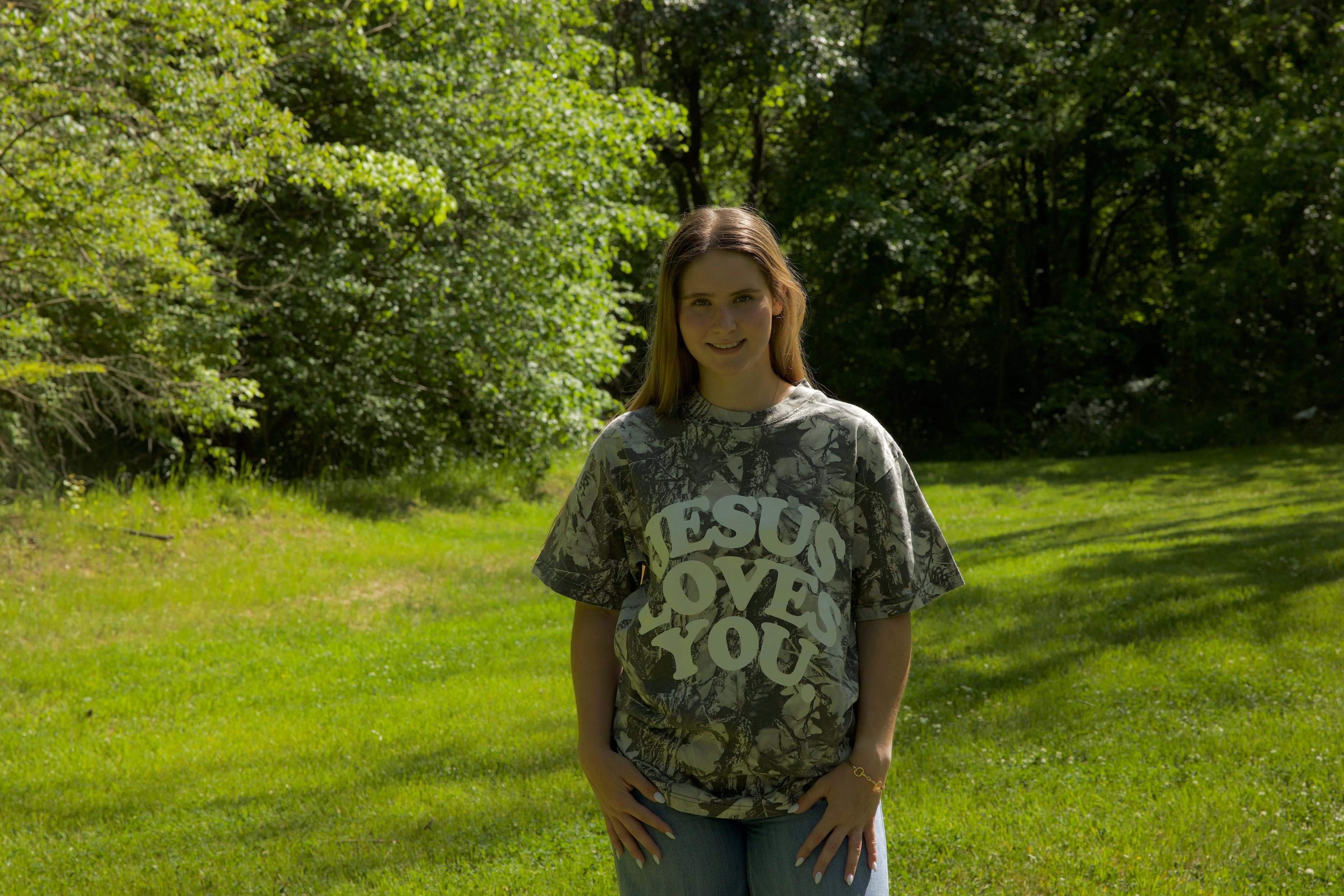Jesus Loves You Midnight Oak Tee