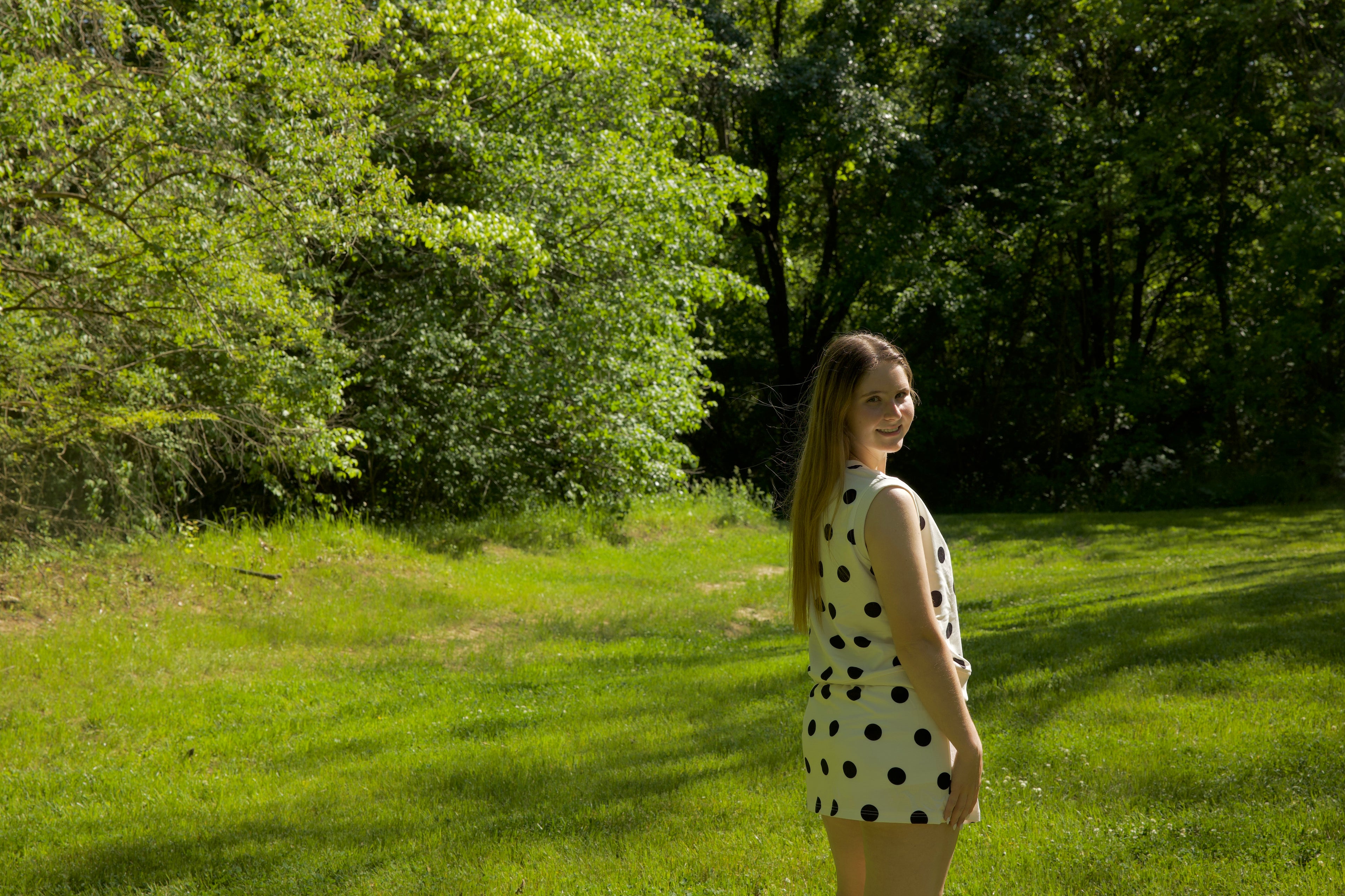 Polka Dot Tank Skort Set