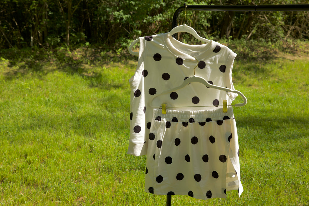 Polka Dot Tank Skort Set