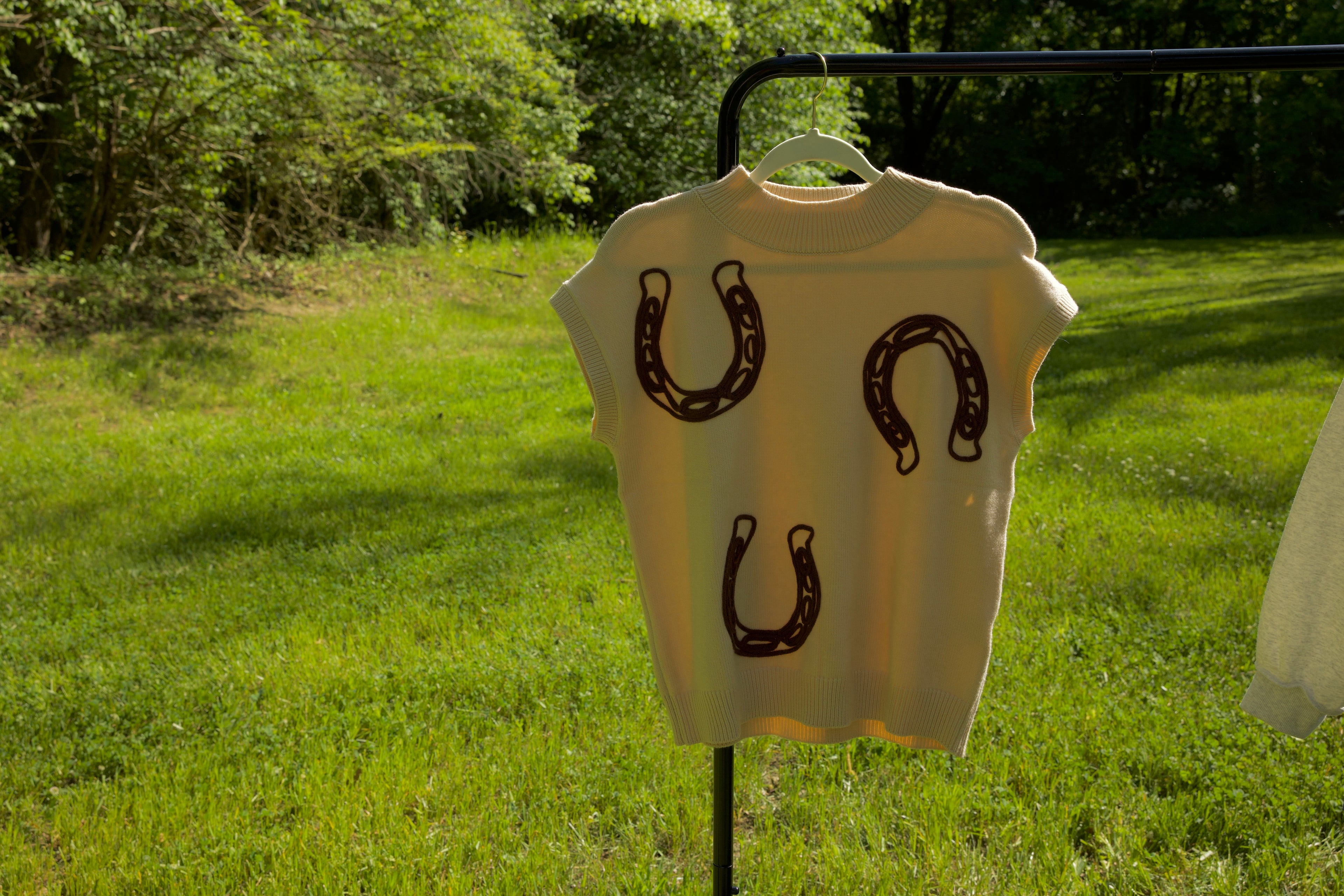 Horse shoe Sweater Vest