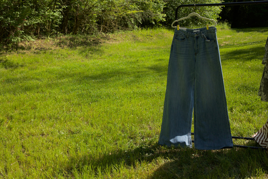 Super High Rise Wide Leg Jeans