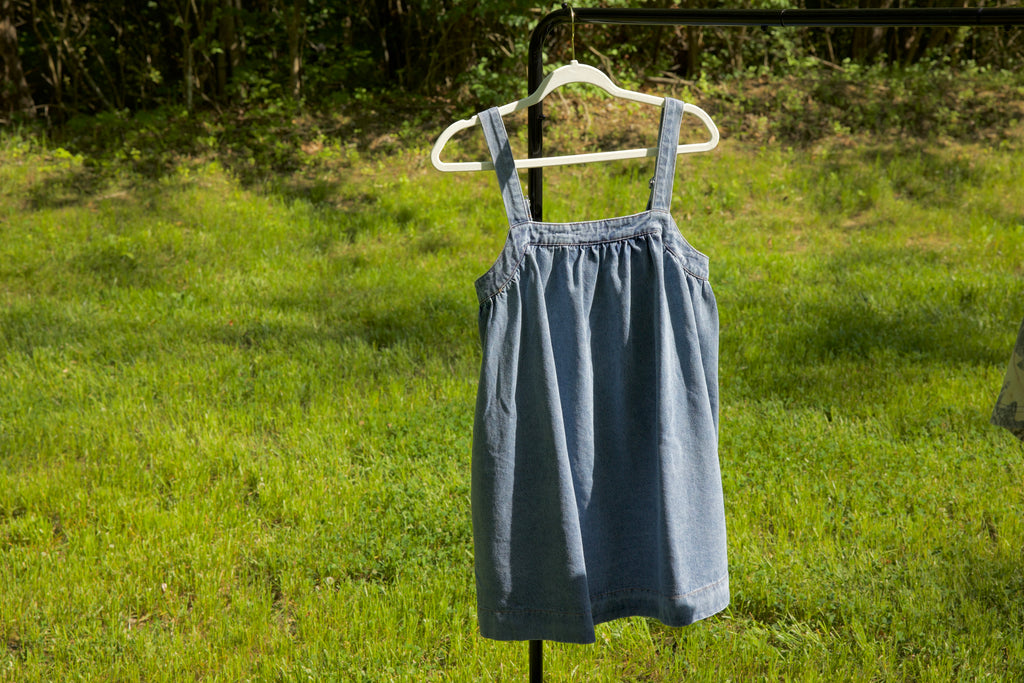 Strap Denim Dress