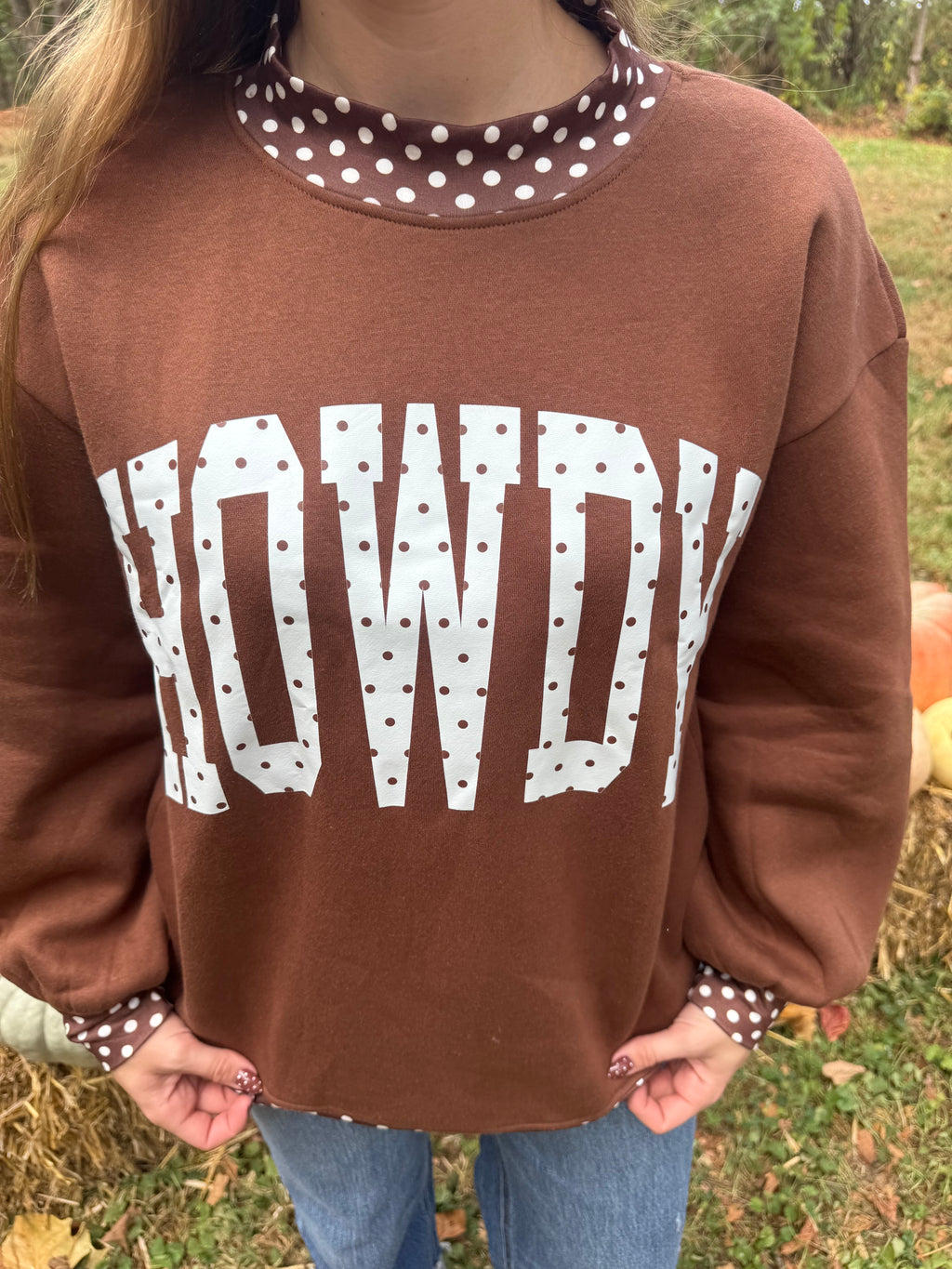Howdy Mock neck