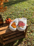 Pumpkin & Cocoa Mug Slippers