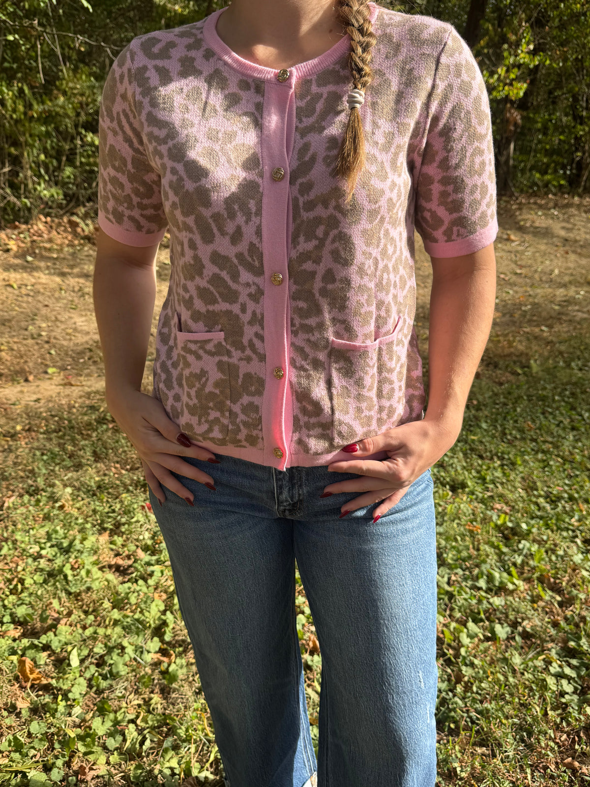 Leopard Sweater Top