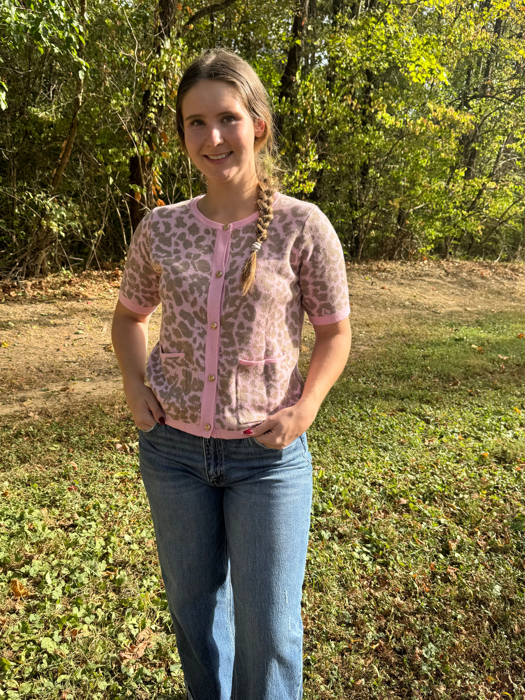 Leopard Sweater Top