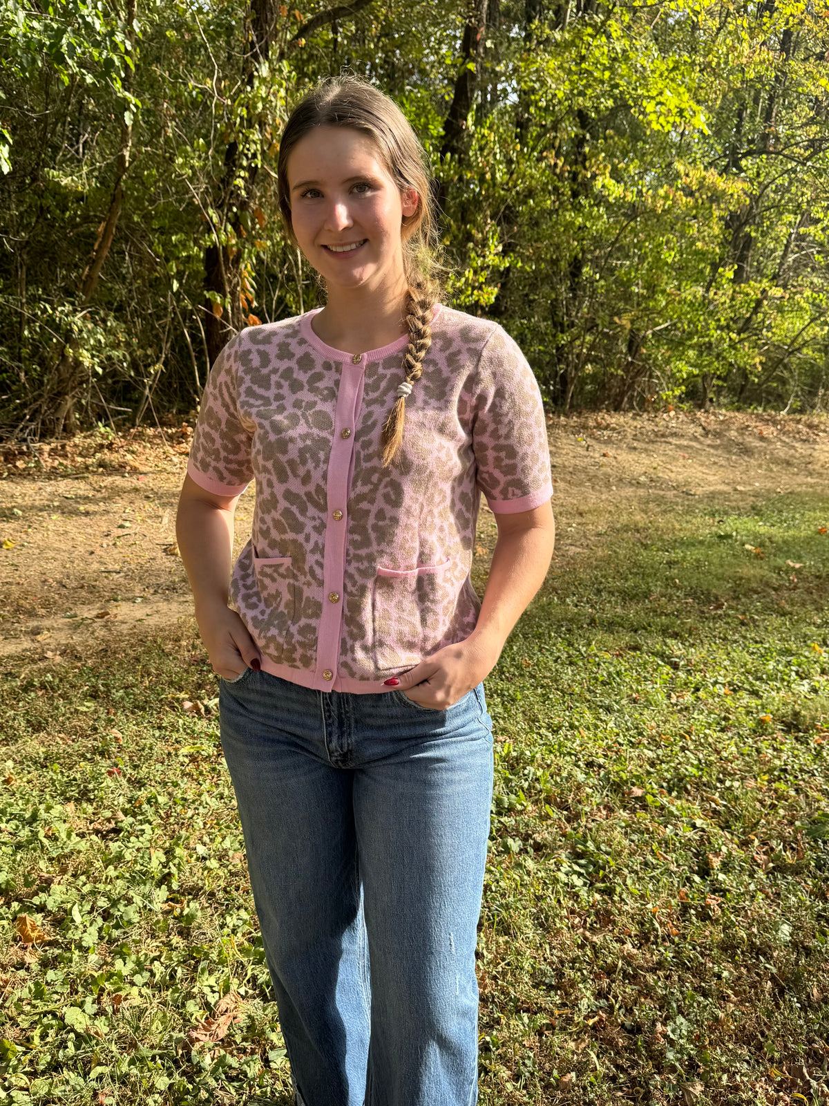 Leopard Sweater Top