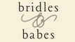 Logo with 'bridles & babes' text on a beige background